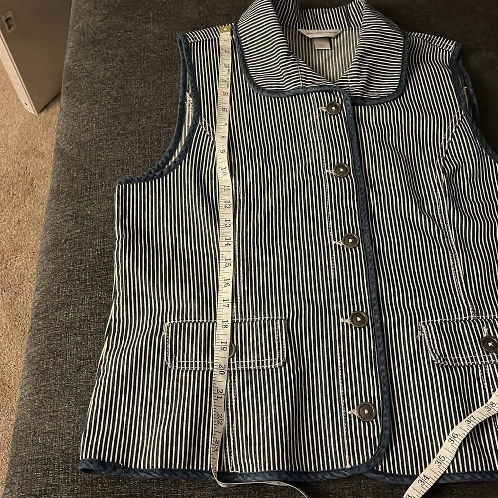 Christopher & Banks Striped Vest - Picture 6 of 6